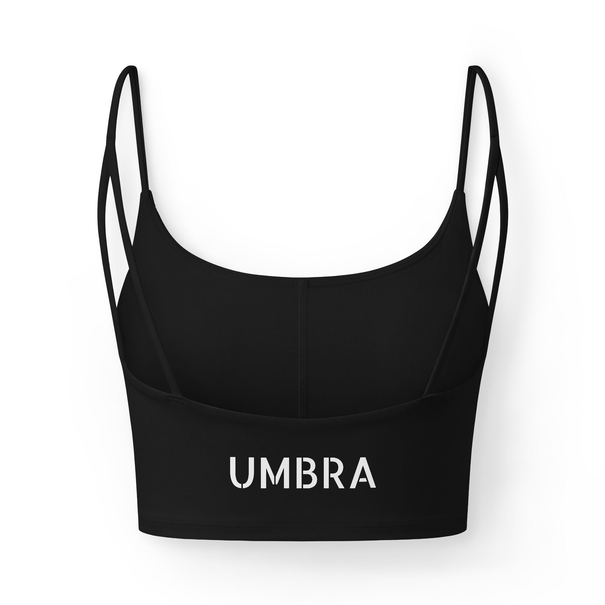 The Vigil Bra — Seamless Crop with Stencil Logo