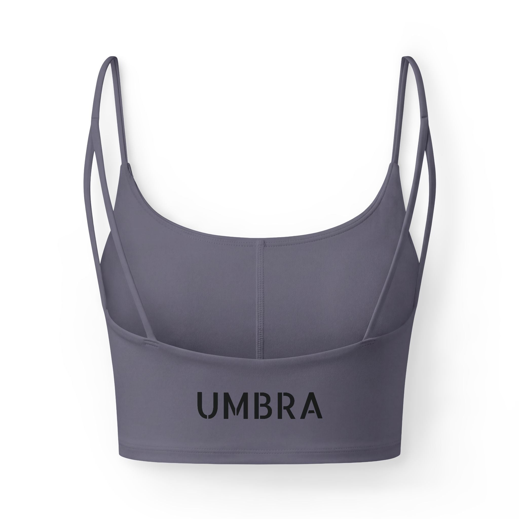 The Vigil Bra — Seamless Crop with Stencil Logo