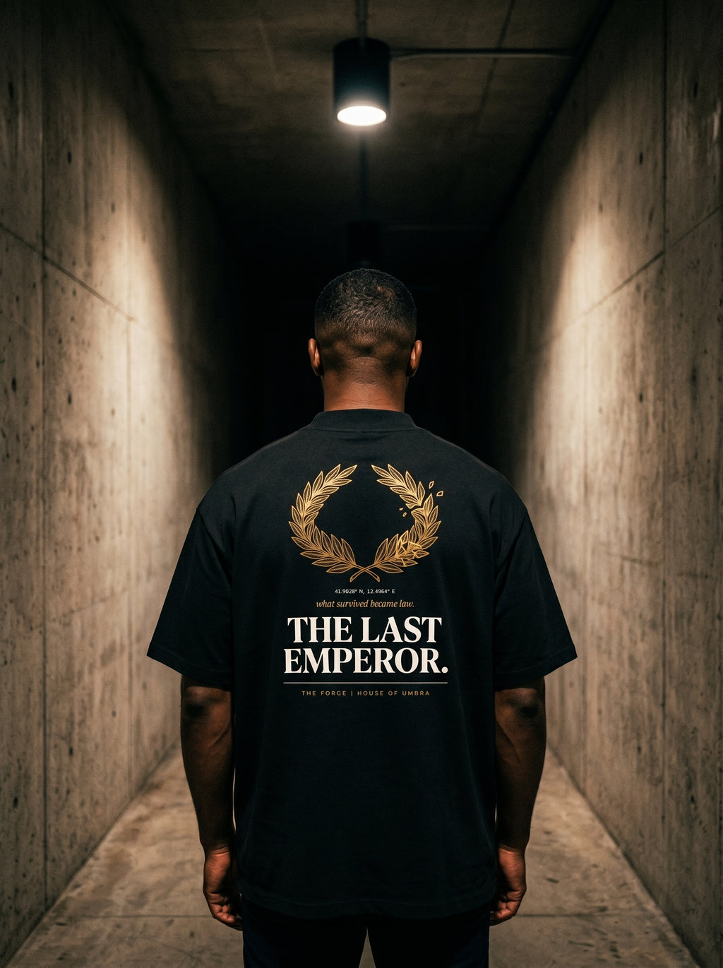 The Last Emperor — Men's Organic Oversized Tee | The Forge Collection