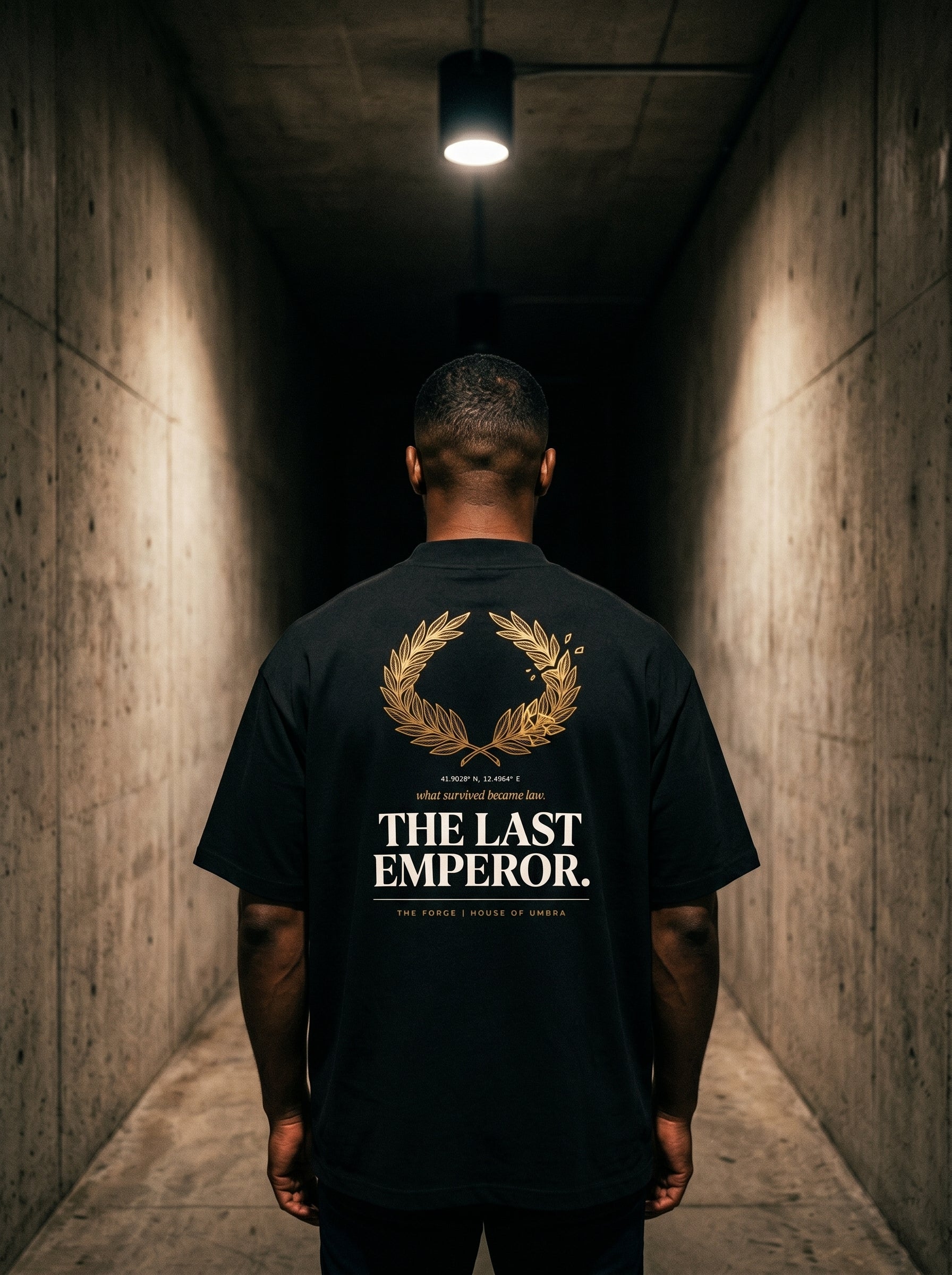 The Last Emperor — Men's Organic Oversized Tee | The Forge Collection