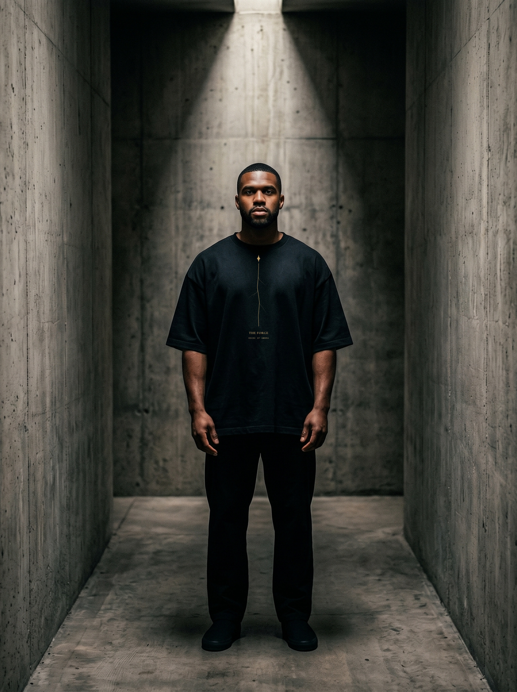 The Fracture — Men's Oversized High Neck Tee