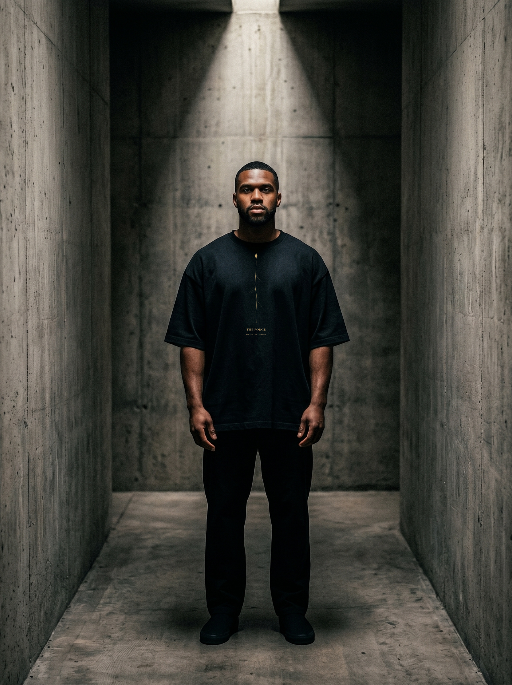 The Fracture — Men's Oversized High Neck Tee