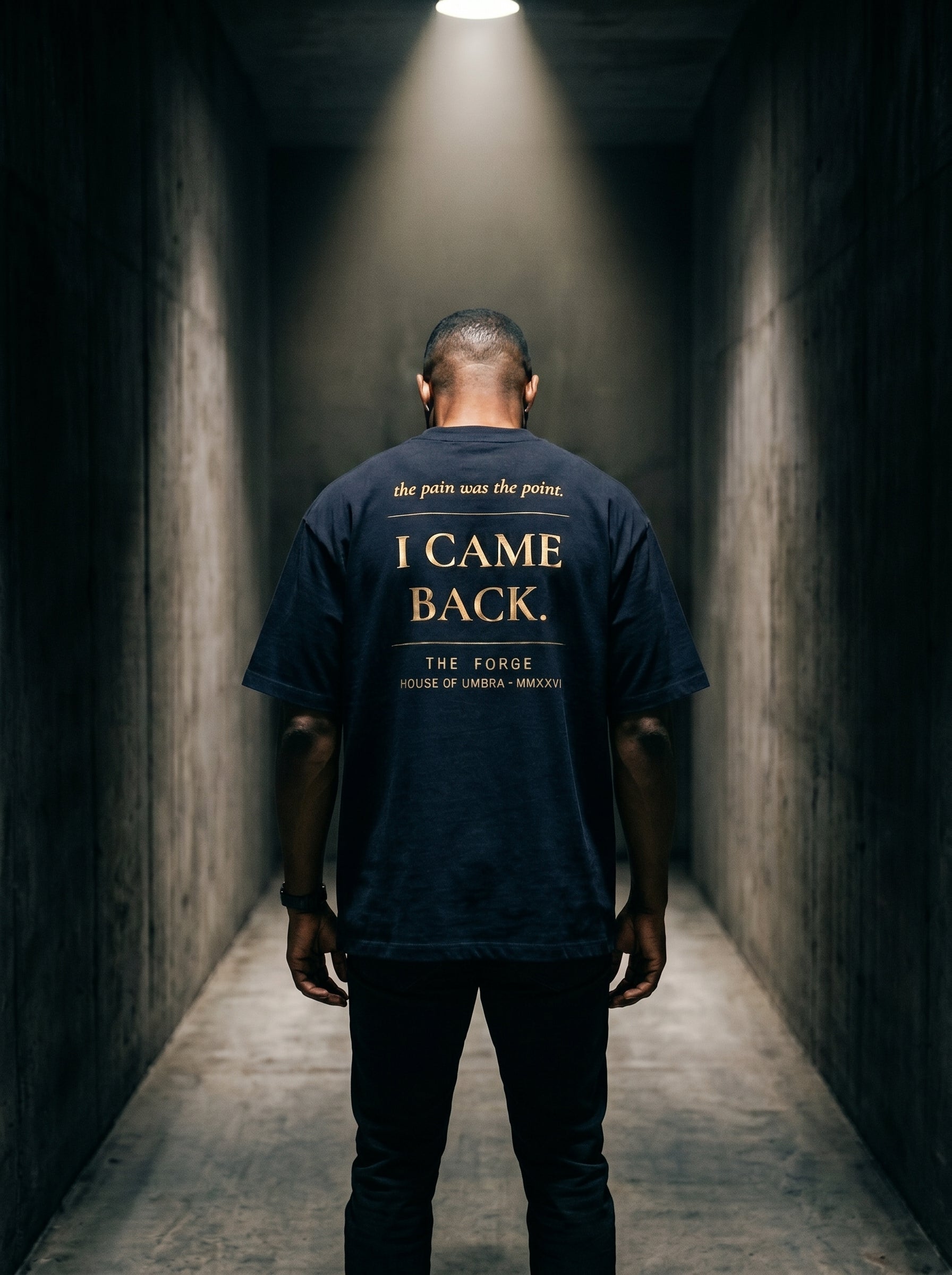 The Fracture — Men's Oversized High Neck Tee