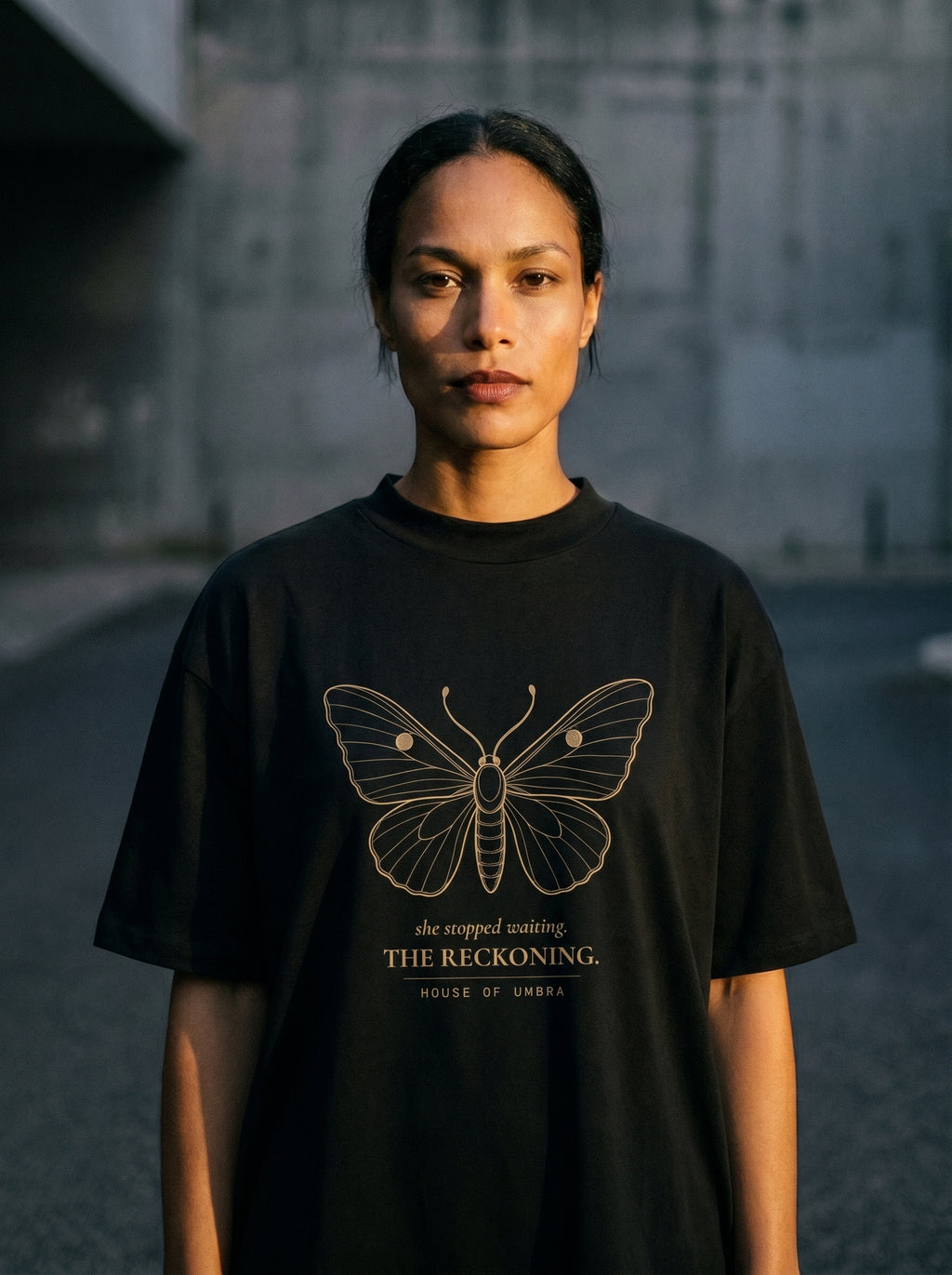 The Reckoning — Women's organic Oversized Tee